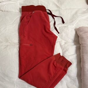 Figs Zamora jogger scrubs size small, color Clay